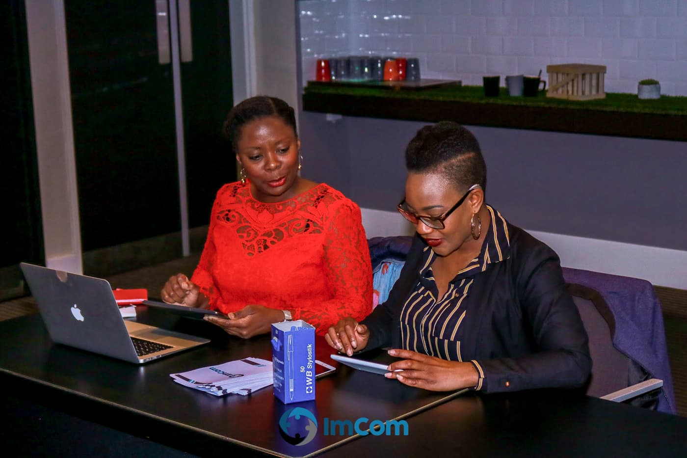 Organisers working through the guest list
