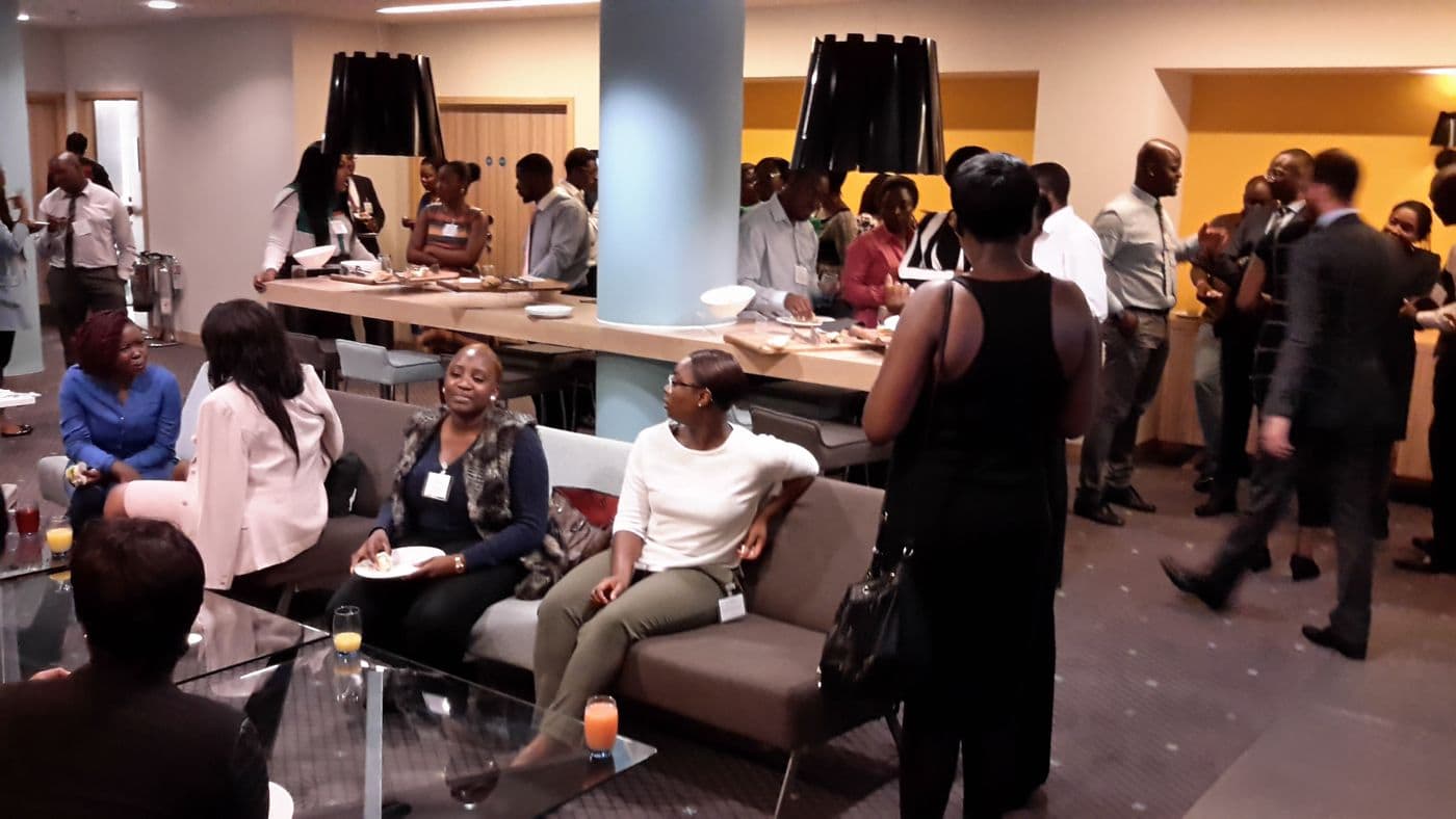 The room during the networking hour